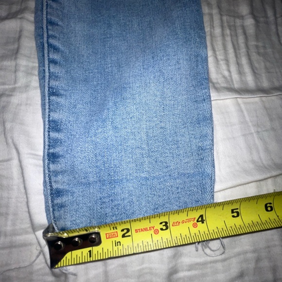 Lucky Brand Mid Rise Skinny Ava jeans womens denim 6 28a ankle light blue 28 - Picture 8 of 10